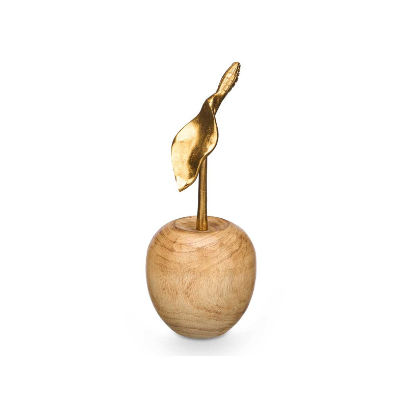 SOPORTE DECORACION TRIPLE CEREZA DORADO