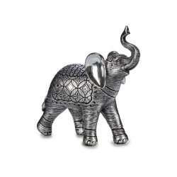 DARK SILVER RESIN BIG ELEPHANT