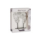 DOPPIO VISO CON BASE ARGENTO