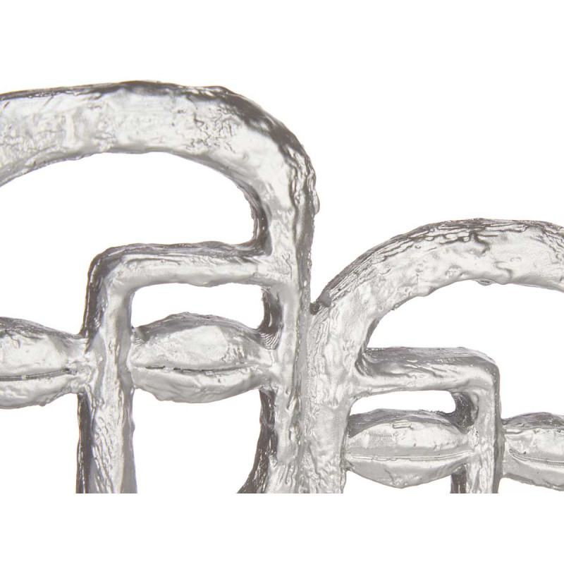 DOUBLE VISAGE AVEC BASE ARGENT