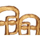 DOPPIO VISO CON BASE ORO