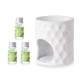 SET BURNER FRAGRANCES BAMBOO 3X5ML
