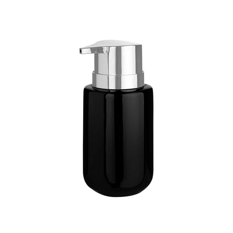 DOSEUR SAVON CERAMIQUE LARGE NOIR