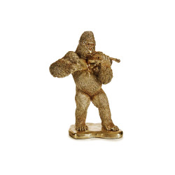 GORILA CON VIOLINO DOURADO 