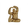 GORILA YOGA PIE HACIA ARRIBA DORADO