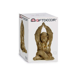 GORILLA YOGA HANDS UP GOLDEN