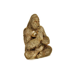 GORILLA YOGA HANDS TOGETHER GOLD