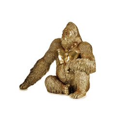 GORILA SENTADO DOURADO 