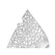 FEUILLE MÉTAL ARGENT DECORATION GRAND