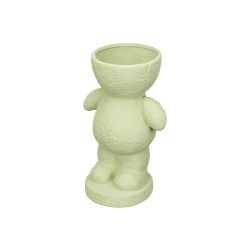 MAN FIGURE VASE SMALL GREEN