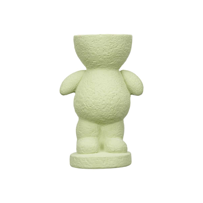 FIGURINE HOMME VASE PETIT VERT