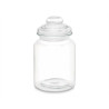 SET 4 JARS GLASS LID 900ML