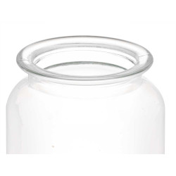 SET 4 JARS GLASS LID 900ML