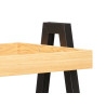 SIDE TABLE BLACK LEGS