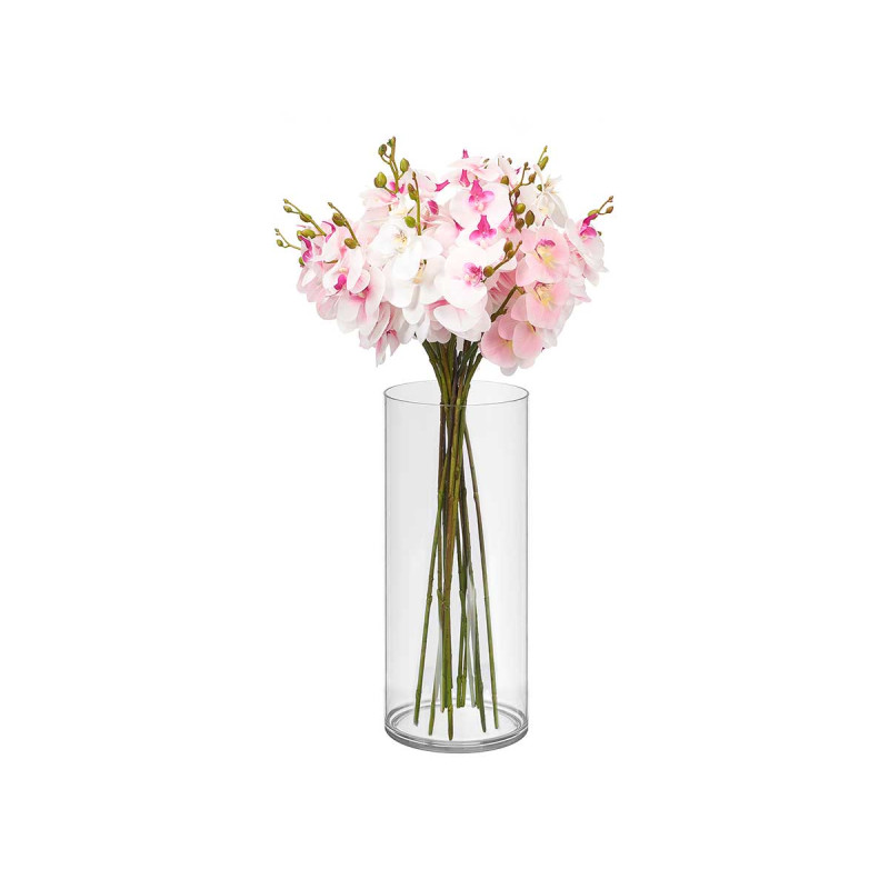 VASO CILINDRICO ACRILICO APARENZA 15X35CM