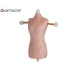 PINK VELVET JEWELLERY HOLDER MANNEQUIN DIAMONDS