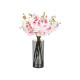 CYLINDRICAL ACRYLIC APARENZA VASE BLACK 15X35CM