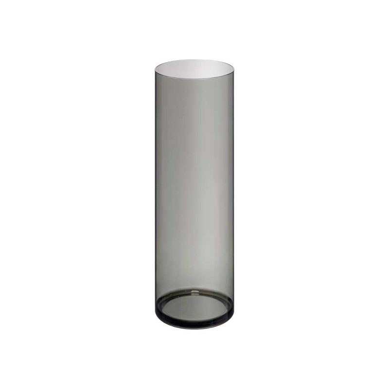 VASO CILINDRICO ACRILICO APARENZA NERO 12X35CM