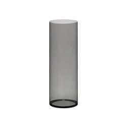 VASO CILINDRICO ACRILICO NERO 12X40CM