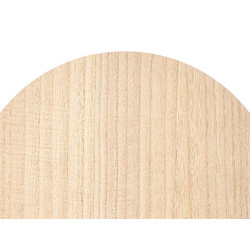 WHITE SUPPORTING STEEL TABLE WITH WOOD LID 44X54CM