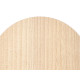 TAVOLO AUSILIARE ACCIAIO TOP LEGNO BIANCO 44X54CM