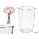 VASO QUADRATO ACRILICO 30CM