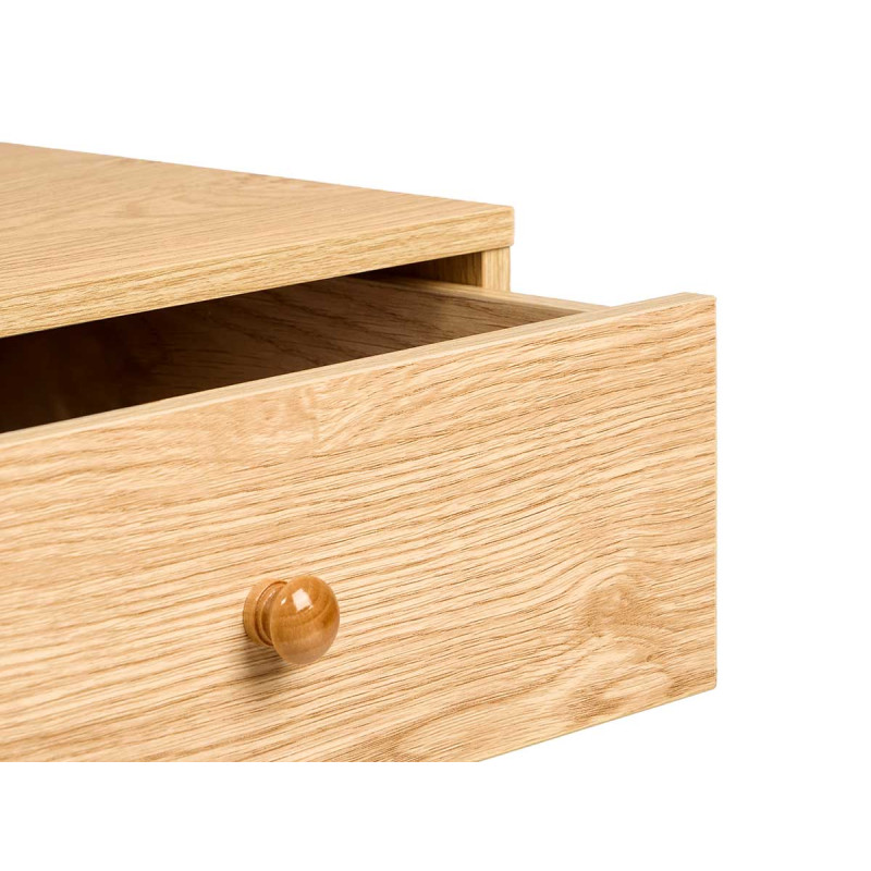 TABLE D'APPOINT TIROIR NATUREL 