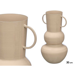 JARRON BOLA 30CM MARRÓN CLARO