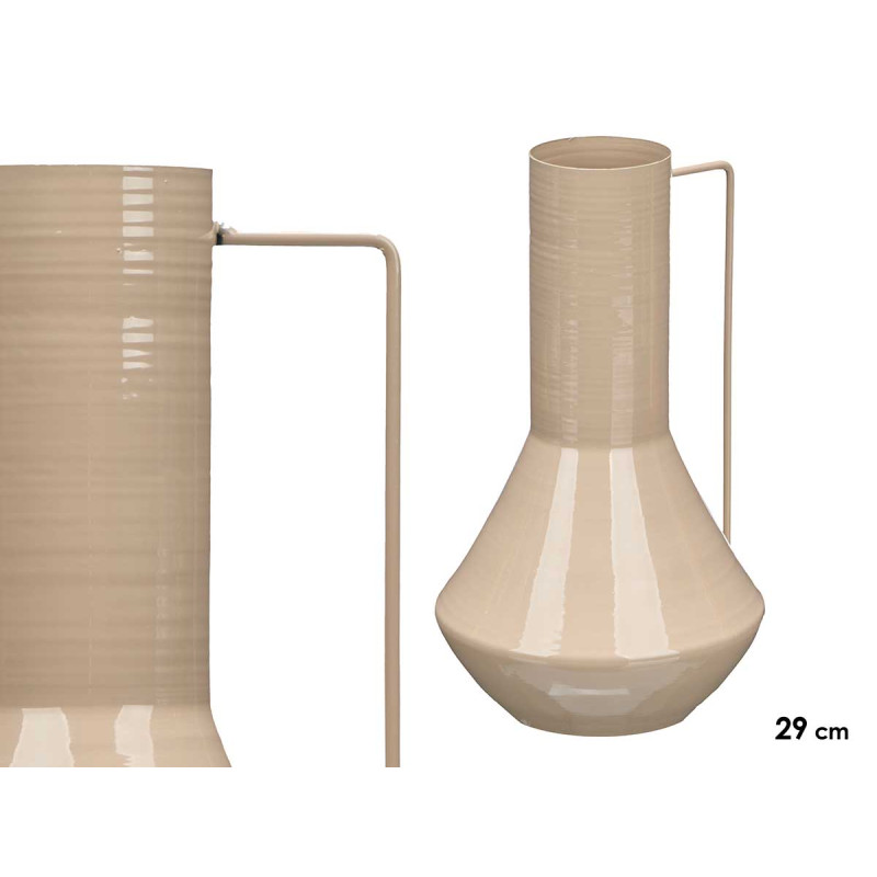 JARRON CONICO 29CM MARRÓN CLARO