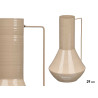 CONICAL VASE 29CM CREAM