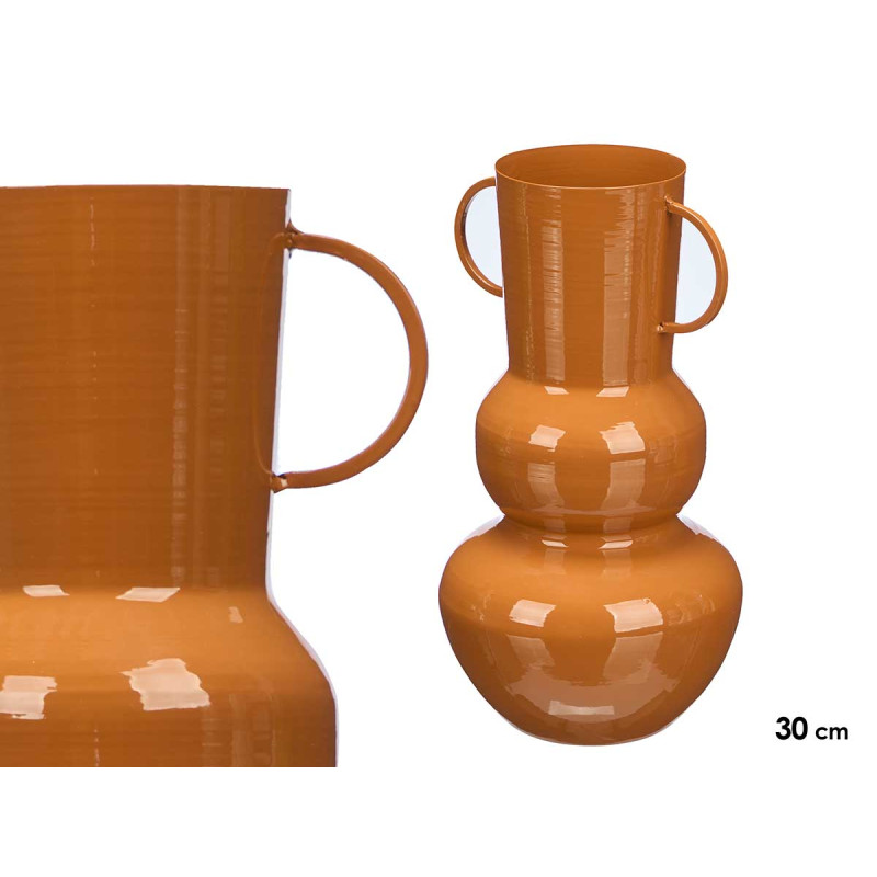 JARRON BOLA 30CM TEJA