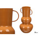 BEIGE BALL VASE 30CM