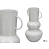 VASE BOULE 30CM GRIS