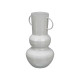 GREY BALL VASE 30CM