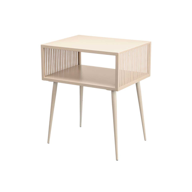 MESA AUXILIAR RECTANGULAR BEIGE