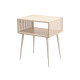 BEIGE RECTANGULAR SIDE TABLE