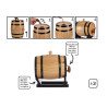 BARRIL DE VINHO 3LITROS 