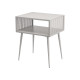 MESA AUXILIAR RECTANGULAR GRIS