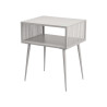 GREY RECTANGULAR SIDE TABLE