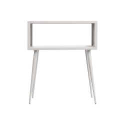 GREY RECTANGULAR SIDE TABLE