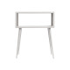 TABLE AUXILIAIRE RECTANGULAIRE GRISE