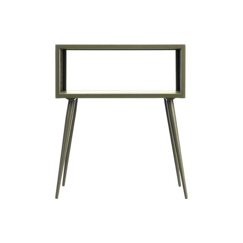 GREEN RECTANGULAR SIDE TABLE