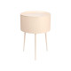 TABLE AUXILIAIRE RONDE BASE BEIGE