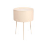 ROUND SIDE TABLE BEIGE BASE