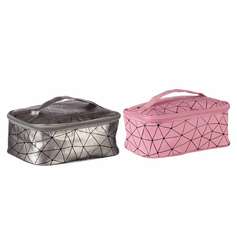 NECESSAIRE VIAGGIO ASS ARGENTO ROSA