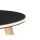 TAVOLINO A LED NERO DA 40 CM