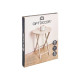 BEIGE FOLDING SIDE TABLE