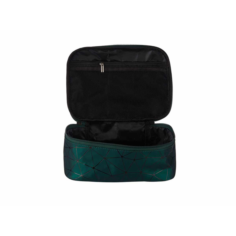 TROUSSE DE TOILETTE VOYAGE SET BLEU VERT