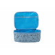 TROUSSE DE TOILETTE VOYAGE SET BLEU VERT
