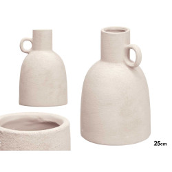 JARRON TINAJA 25CM BLANCO